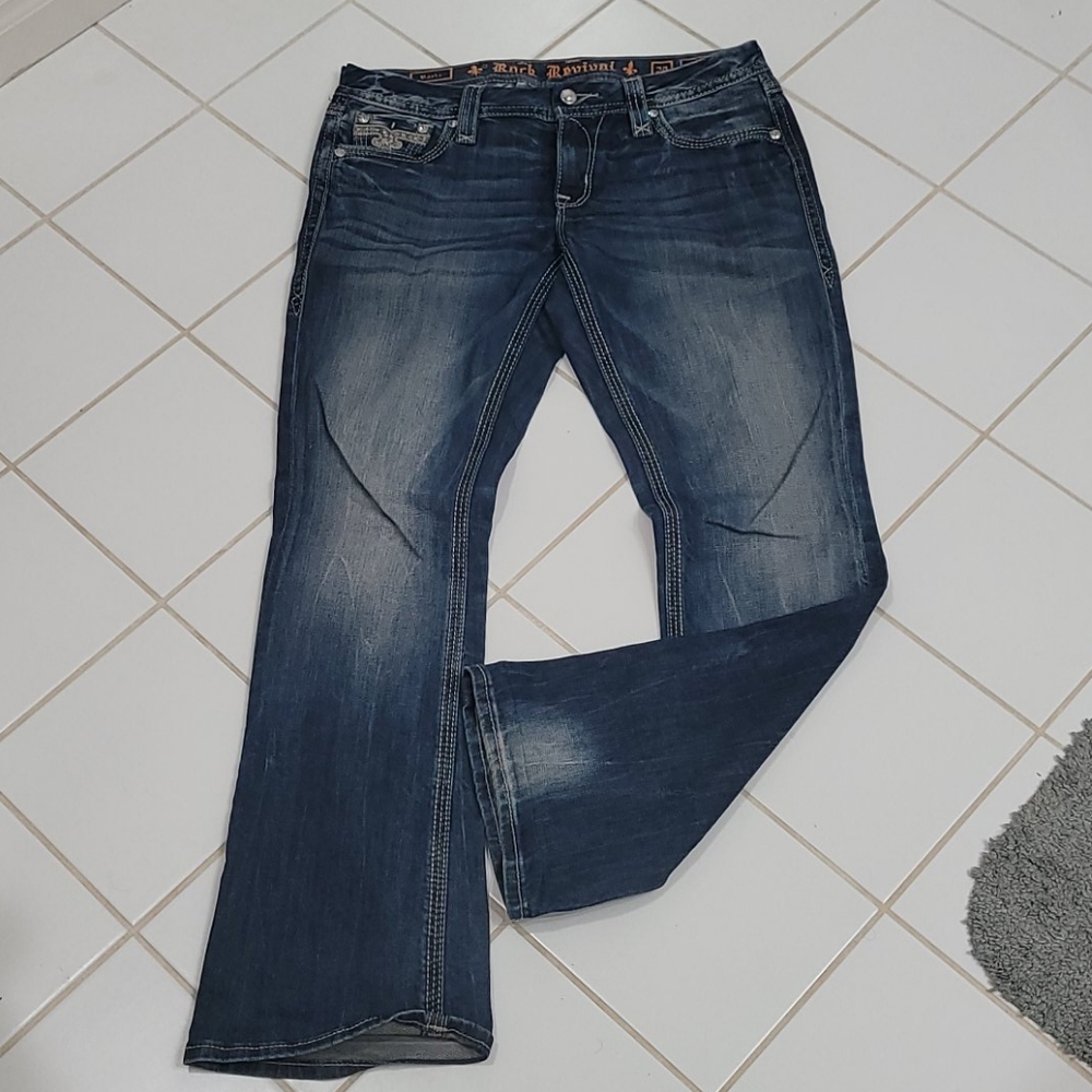 Womens size 29 Easy Boot rock revival jeans